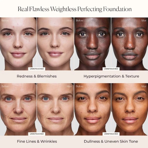 Laura Mercier Real Flawless Weightless Perfecting Foundation in 4N1 GINGER *BNIB - Picture 11 of 13